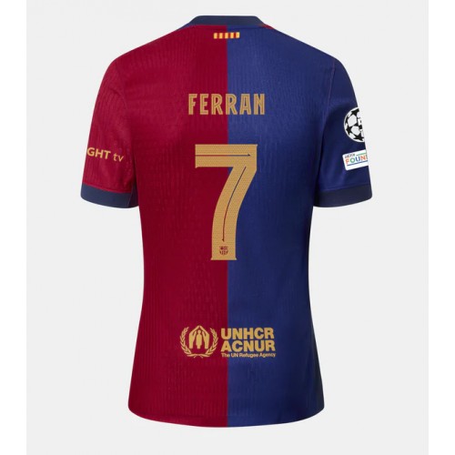 Fotballdrakt Herre Barcelona Ferran Torres #7 Hjemmedrakt 2024-25 Kortermet